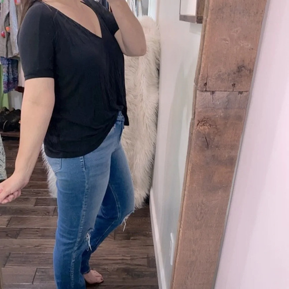 PIKO black bamboo blend black top size small - Picture 3 of 5